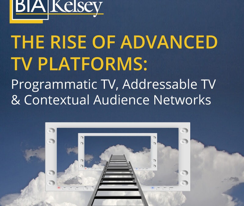 BIA/Kelsey Forecasts Local Video Market Set to Grow $5.4 Billion by 2021