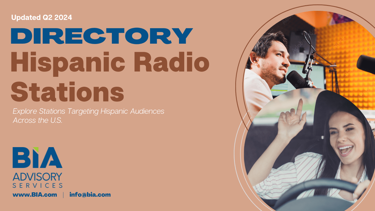 BIA’s Hispanic Radio Directory Reveals Diversity of the Population, Formats and Ownerships