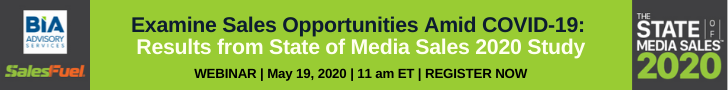 SalesFuel’s “2020 State of Media Sales” Study Offers Snapshot of Local Media Environment